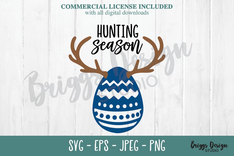Free Free Hunting Season Easter Svg