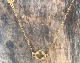 Quatrefoil Necklace