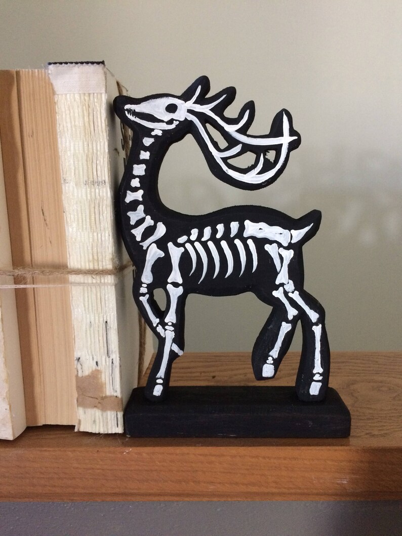 Nightmare Before Christmas Decor/Skeleton Reindeer/Tim burton Etsy