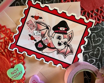 Sticker Valloween/autocollant Saint-Valentin/autocollant chauve-souris/autocollants artiste/autocollants faits main/autocollants effrayants mignons/autocollants planificateur