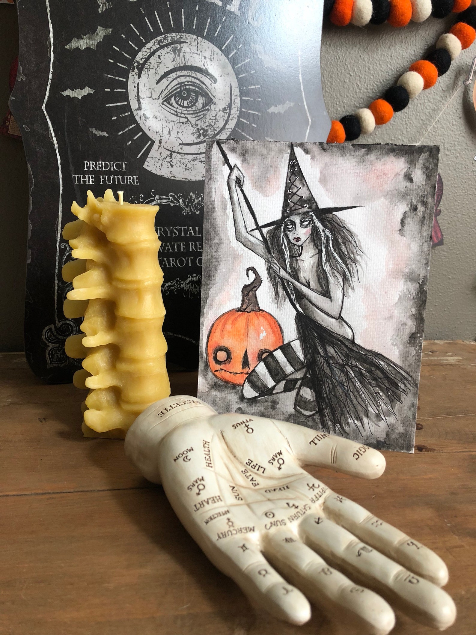 Witchy Home Decor_halloween Witch_gothic Home Decor _halloween Etsy