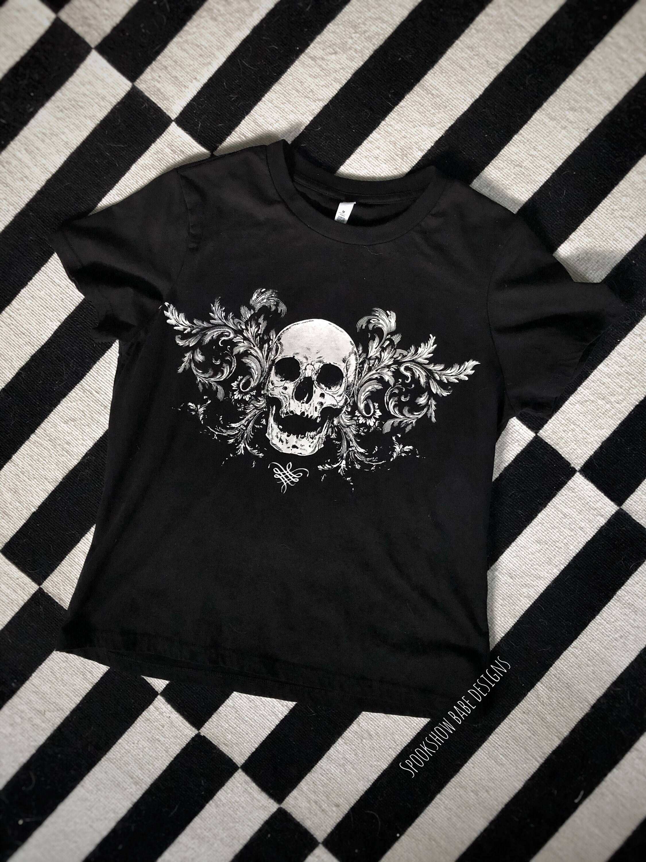 goth skull shirt