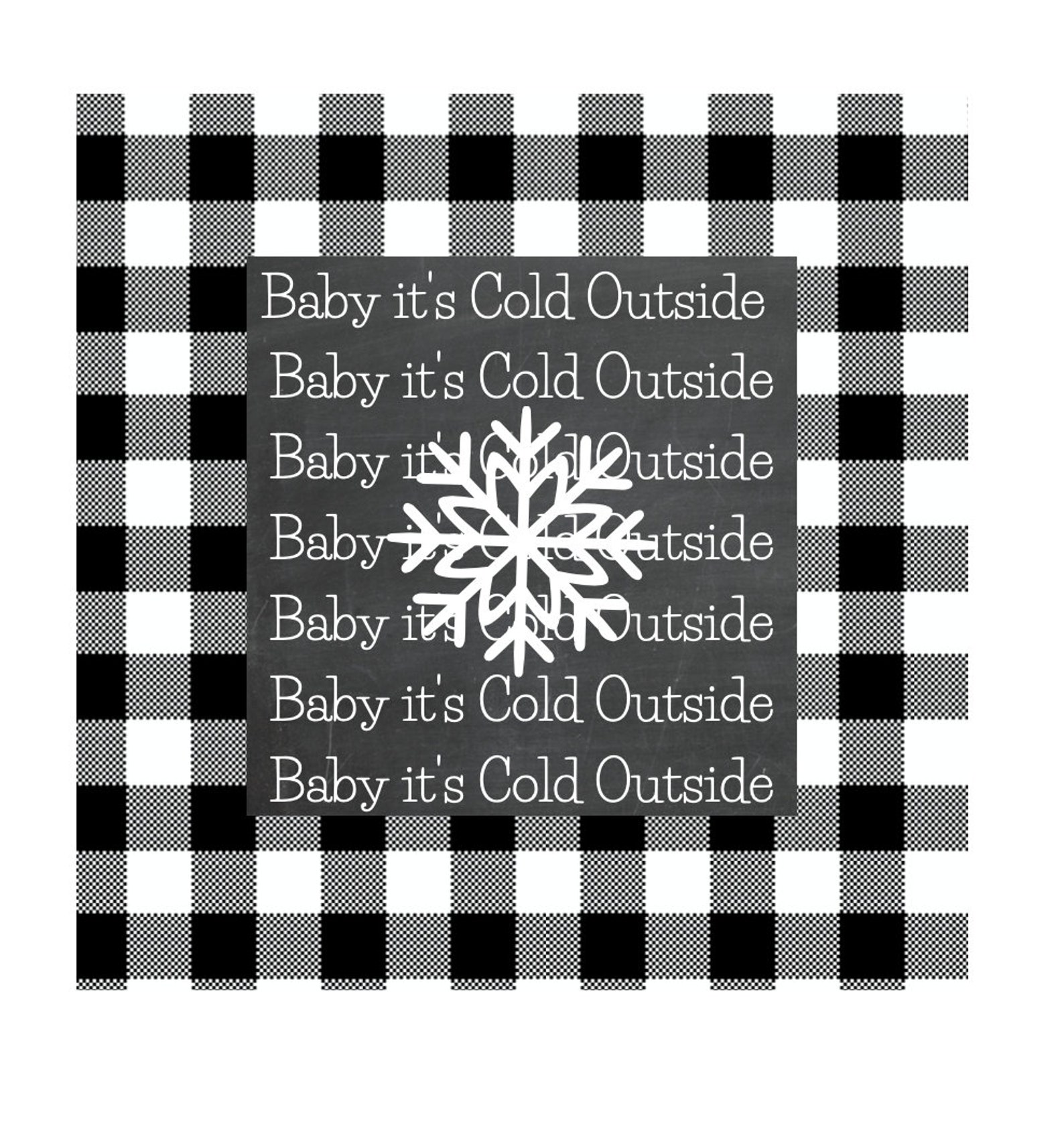 Winter Red and Black Printable Crafters Bundle Just Print | Etsy