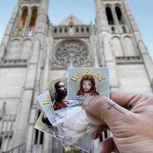 Holy Snack, Jesus Pieces, Christ Candies, Satan Snack Catholic wafers, Eucharist, funny gag gift, READ DESCRIPTION image 6