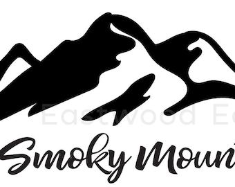 Free Free 64 Silhouette Smoky Mountain Svg SVG PNG EPS DXF File