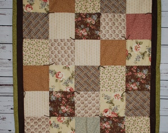 Floral traditional quilt
