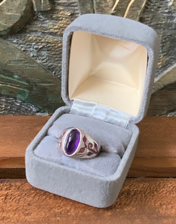 Silver Ring Amethyst Canada - image 1