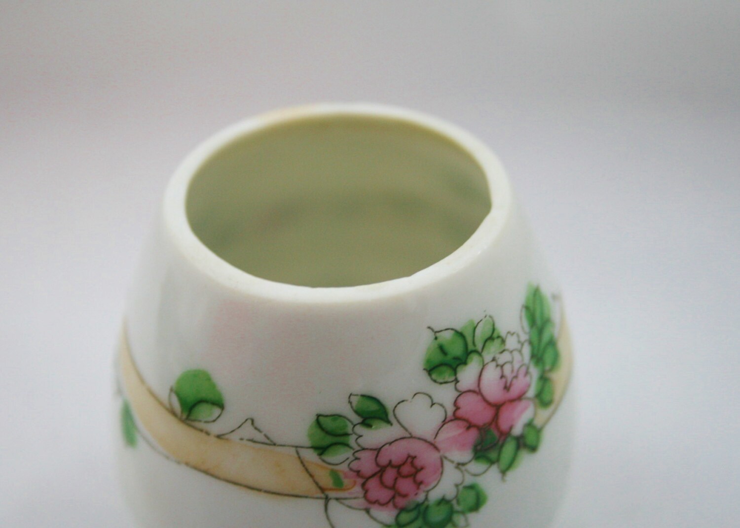 Vintage Toothpick Holder With Roses Made in Nippon Etsy Israel