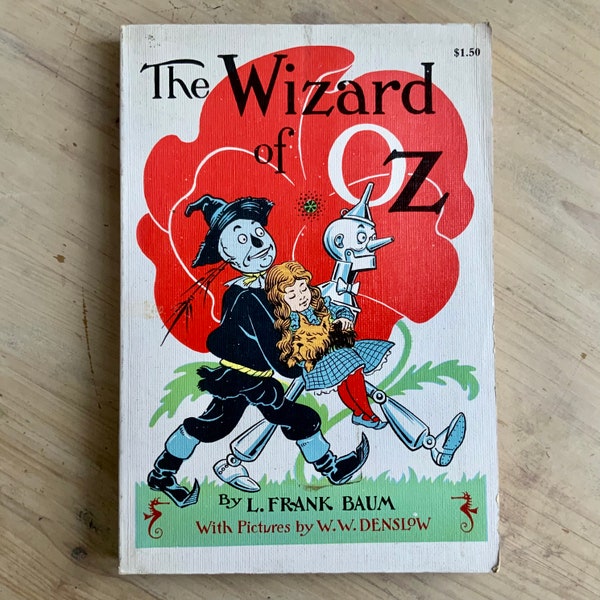 Vintage Paperback, The Wizard of OZ by L. Frank Baum Copyright 1956