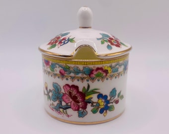 Coalport "Ming Rose" fijn porseleinen suikerpotje met deksel