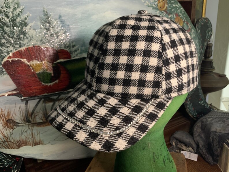 Hunter Plaid Hunter Plaid Cap Hunter Plaid Hat Swarovski Etsy