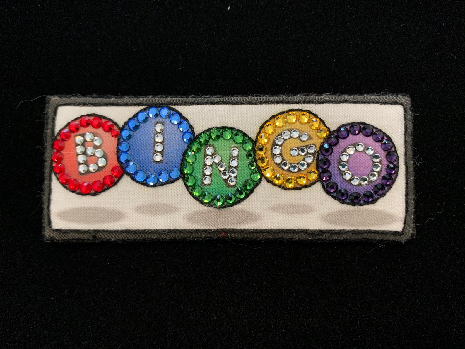 Good Luck Charm Lucky Charm Bingo Pin Swarovski Etsy