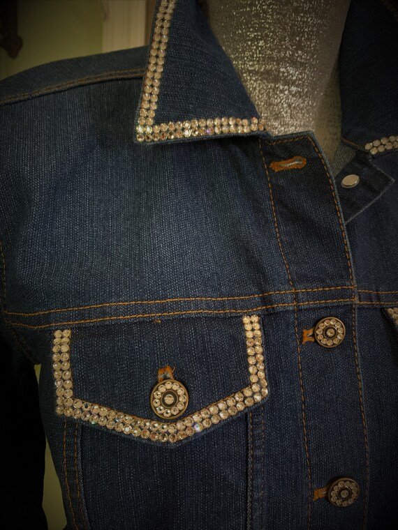 bling denim jacket