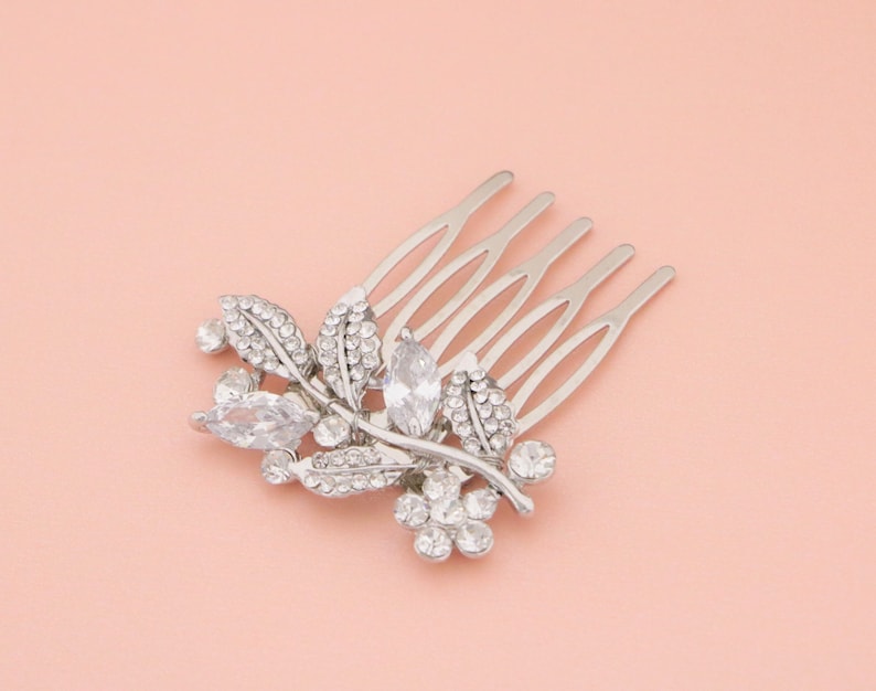 Wedding Side Comb Bridal Rhinestone Comb Bridal Hair Piece Etsy