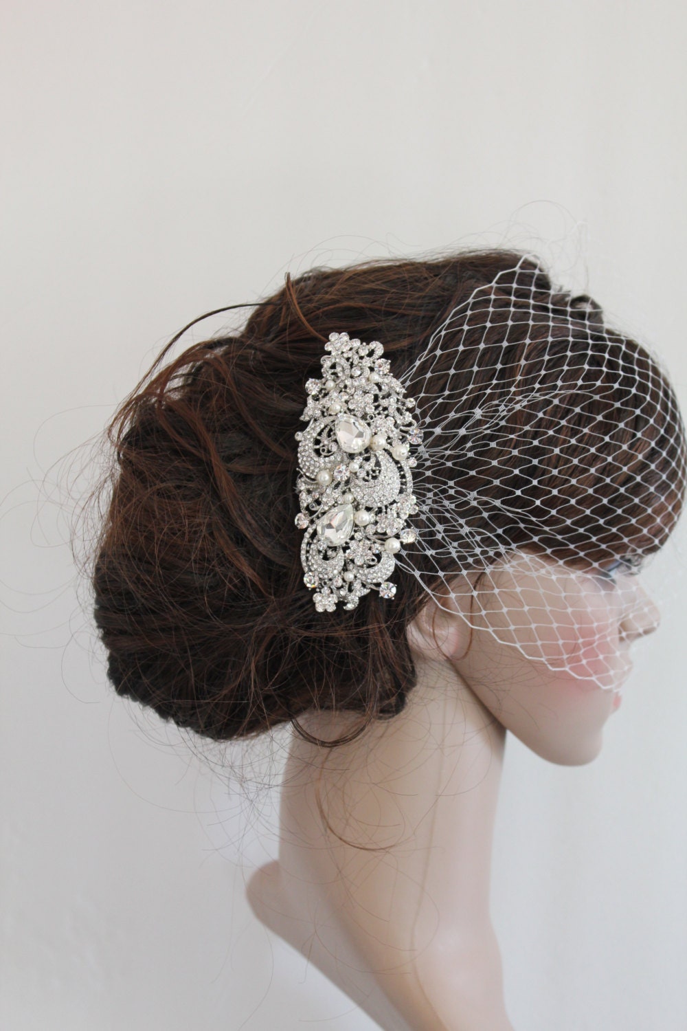 Wedding Veil Birdcage Bridal Birdcage Veil Wedding Birdcage Etsy UK