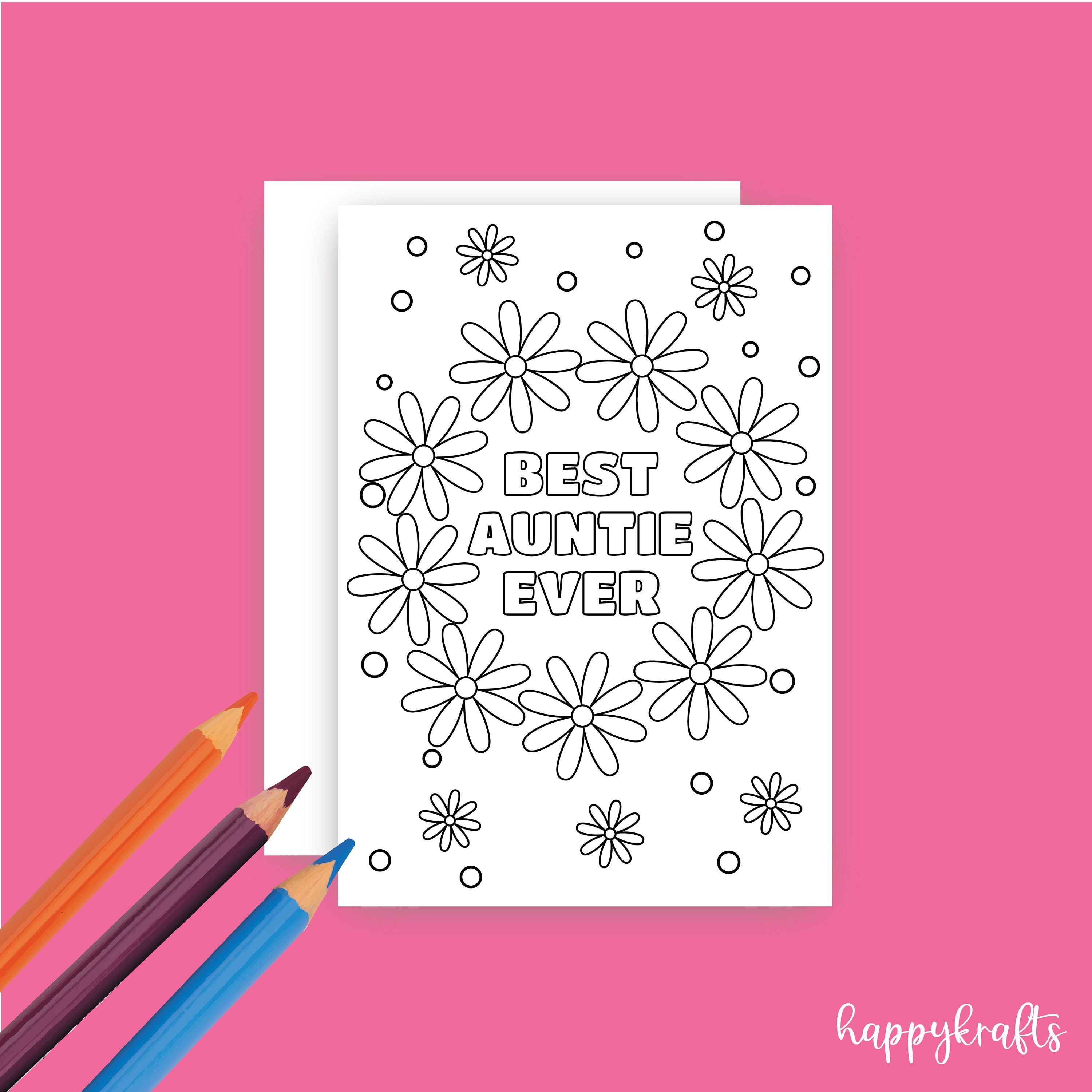 Aunt Coloring Pages - Il Fullxfull.5071107043 8dna 