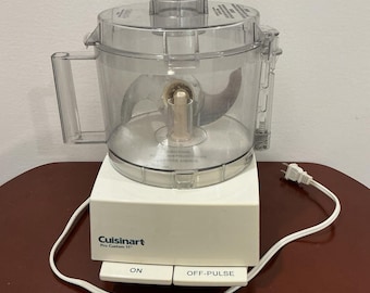 Vintage Cuisinart Pro Custom 11 Cup Food Robot Biały Testowany Działa