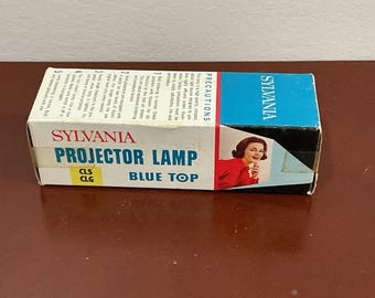 CLS / CLG Projector Projection Lamp Bulb 120V 300W  Sylvania 25-HR nos Blue Top