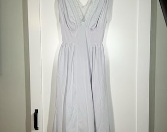 Camisón de encaje vintage Negligee Azul retro Glamour famoso de los años 60 Babydoll