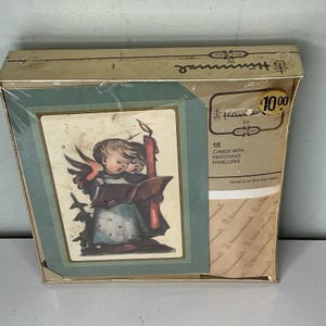 Vintage Hallmark 80s Hummel Christmas Cards & Envelopes Carolers Sealed NEW