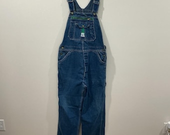 VINTAGE Liberty Overall Herren 36 X 32 Carpenter Latz Arbeitskleidung Denim Farmer USA