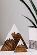 Wooden mountain decor, nursery decor, rustic wedding table numbers, baby shower gift, mountain wall art, traveler gift, Colorado sign