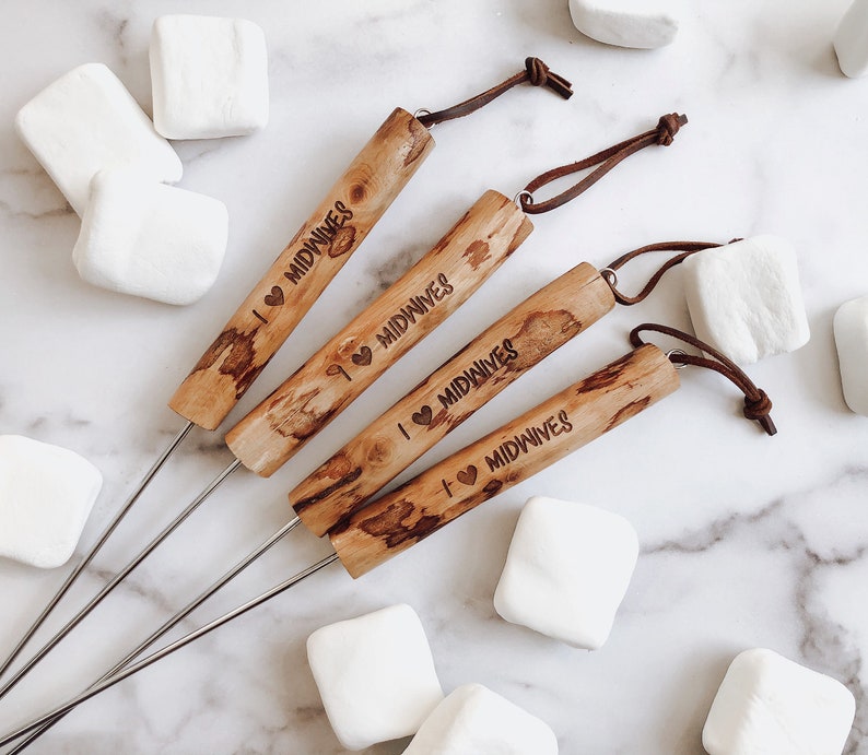 Personalized marshmallow stick Roasting stick Personalized Etsy