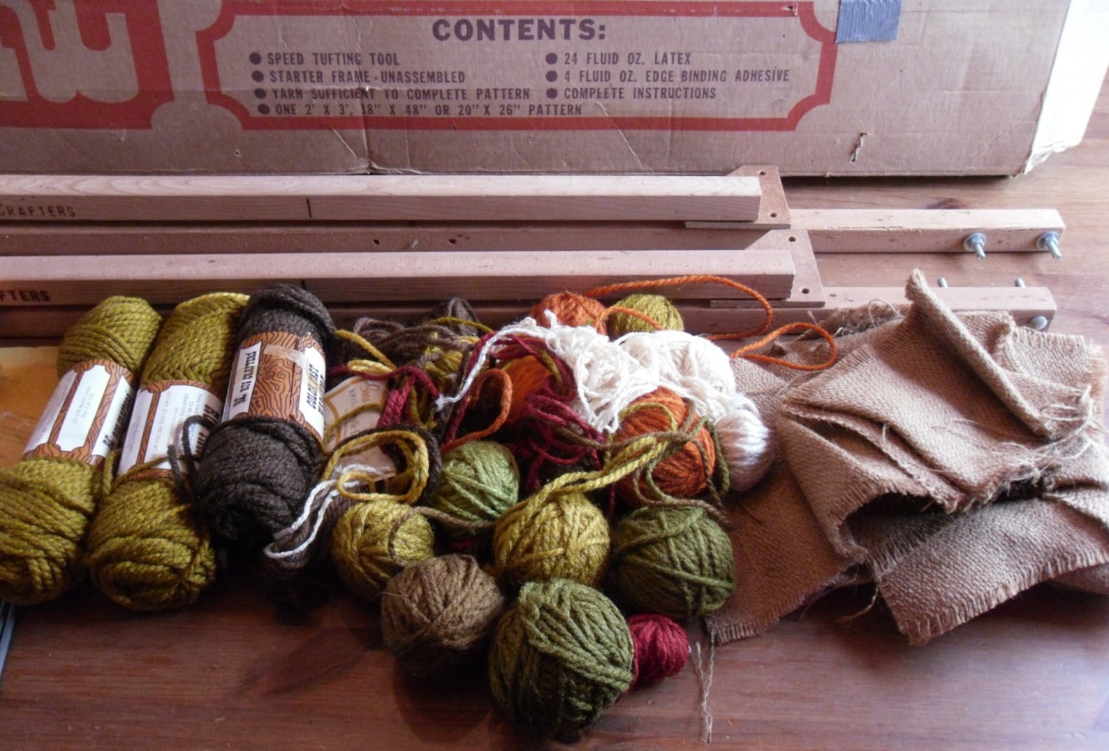 25 OFF SALE Vintage Rug Crafters Starter Kit w/ Starter Frame Etsy