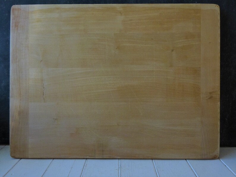 Huge Vintage Pastry Board with Bread Board/Bakers Ends Wooden Etsy