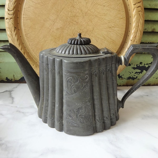 Metal Teapot Etsy