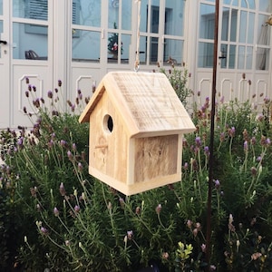 Birdhouse, Outdoor Birdhouse, Rustic Birdhouse, Bird House, Unique Birdhouse, Wooden Birdhouse, Functional Birdhouse, Small Birdhouse,