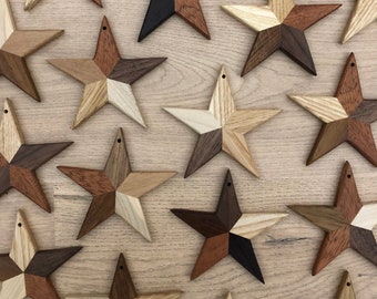 Wooden Xmas Stars, Wooden Xmas Decorations, Christmas Tree Ornaments and Decorations, Christmas Lights, Handmade decorations, Reclaimed wood