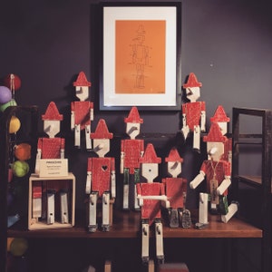 Pinocchio, stampa su carta canvas, Pinocchio di carta, Pinocchio di legno, modellino di Pinocchio, marionetta di legno, Pinocchio vintage