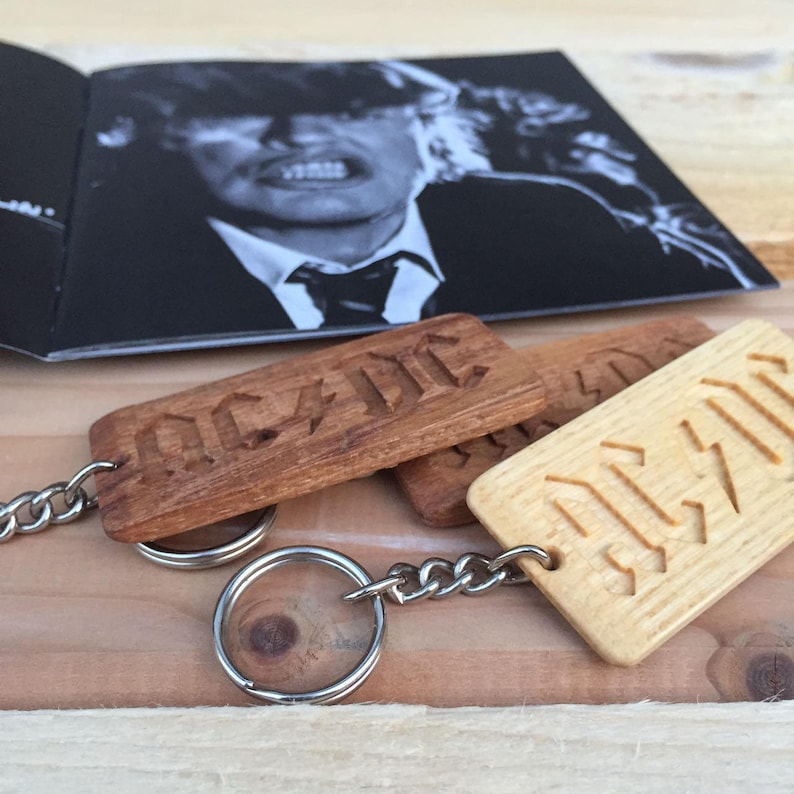 AC/DC Wooden Logo Wooden Sign Wooden Letters Wall Sign - Etsy