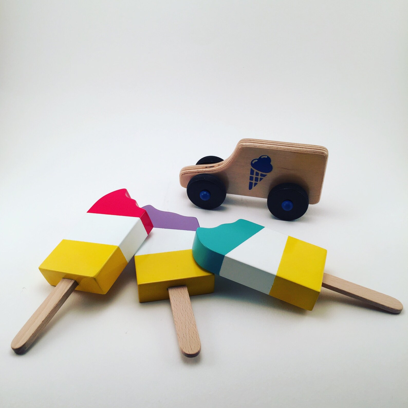 Wooden Ice Cream Toy Wooden Toy Toys for Kids Ice Cream Etsy