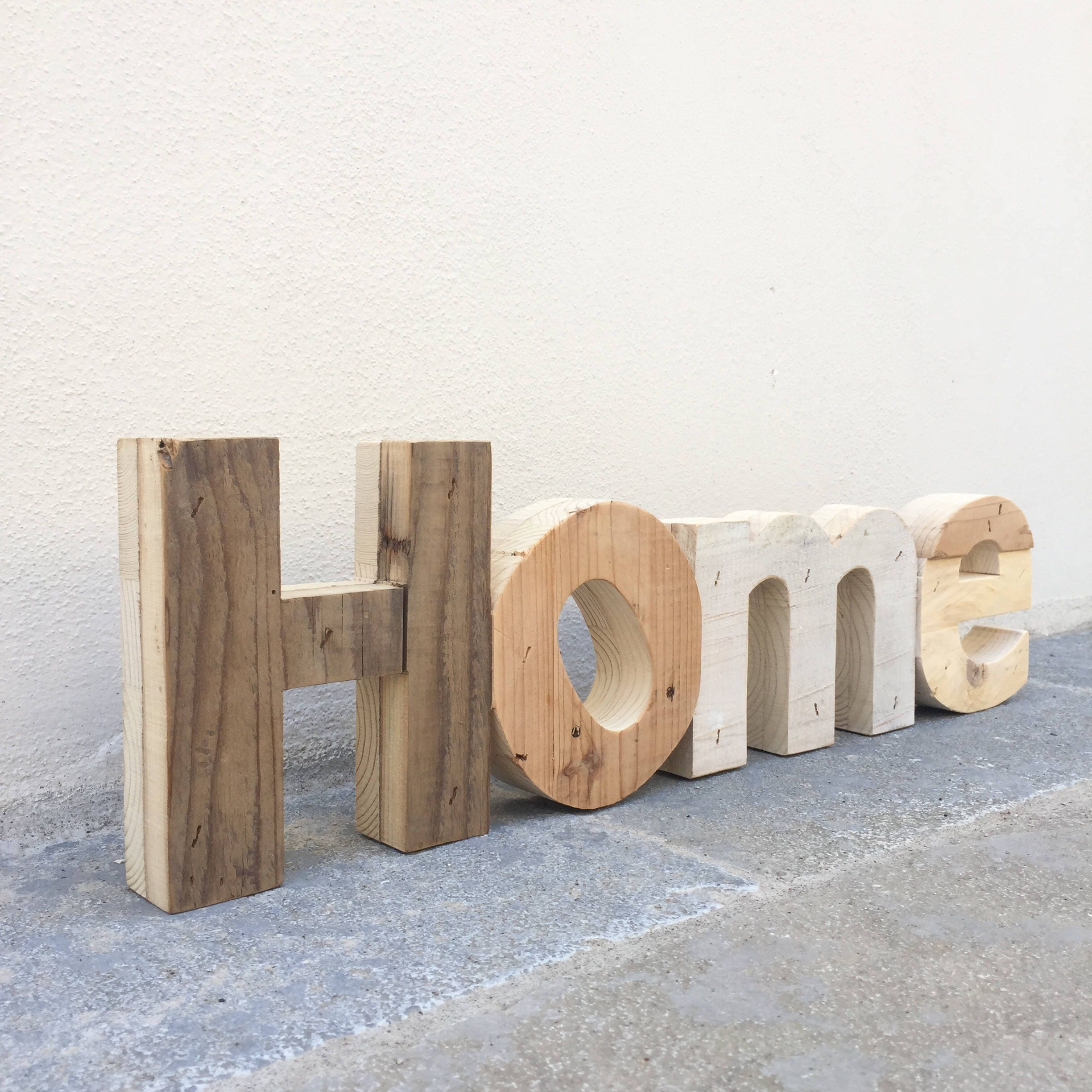 Sticker Design vi presenta Welcome scritta in legno decorazione arredo casa