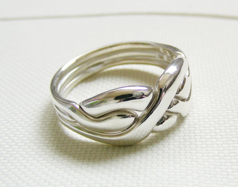 ORIGIN Unique Puzzle Rings by PuzzleRingMaker Sterling Etsy