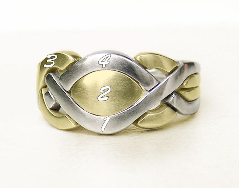 KARMEN Unique Puzzle Rings by PuzzleRingMaker Sterling Etsy