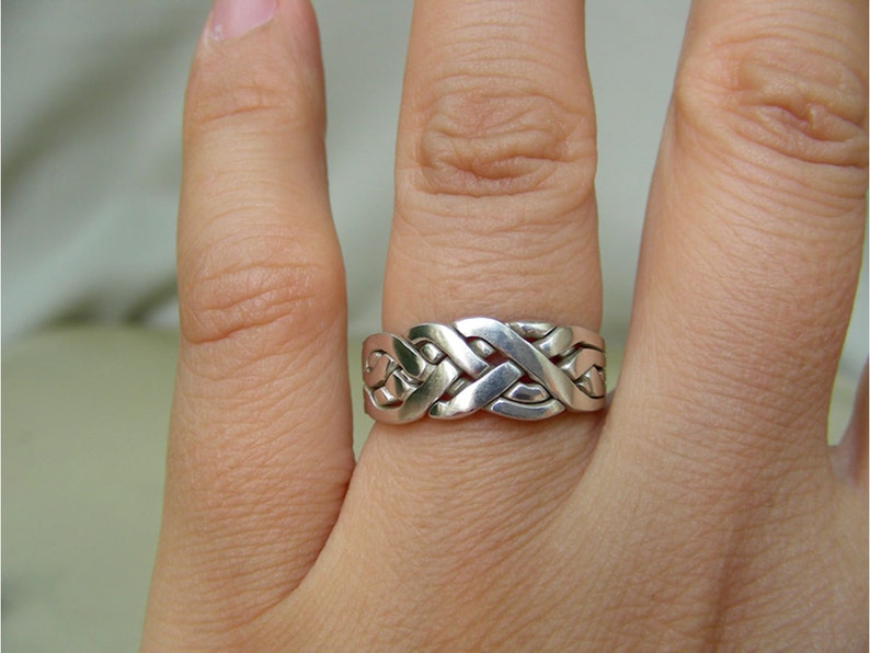 YURIY Unique Puzzle Rings by PuzzleRingMaker Sterling Etsy