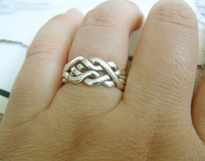 CELTIC Unique Puzzle Rings by PuzzleRingMaker Sterling Etsy