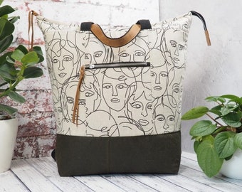 Troy Convertible Tote Backpack PDF Sewing Pattern Convertible 