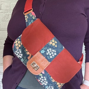 Paris Cross Body Bag Schnittmuster, PDF Schnittmuster, Instant Download, Tasche Schnittmuster, Cross Body Bag Schnittmuster, PDF-Datei, DIY