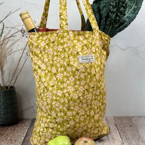 York Zip-up Einkaufstasche Schnittmuster , Tasche Schnittmuster, wiederverwendbare Tasche Muster , Fold-Up Tragetasche Muster , Nähen, DIY