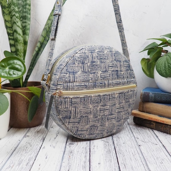 Berlin Round Bag Sewing Pattern, PDF Pattern, Instant Download, How- To Pattern, PDF File, Sew