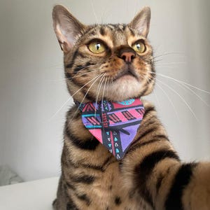 Mud Cloth Cat Bandana