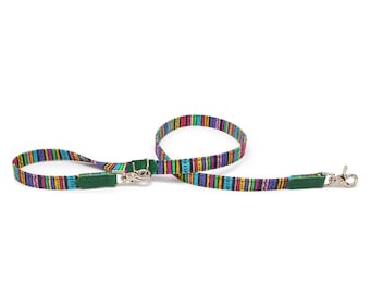 Rainbow Stripe Café Dog Lead