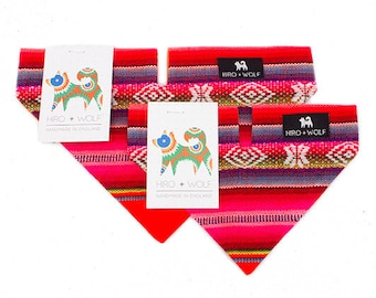 Inca Orange Dog Bandana