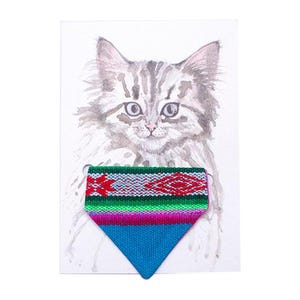 Inca Blue Cat Bandana