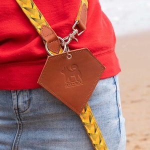 Poo Pouch Diamond &#39;Pelle marrone&#39;