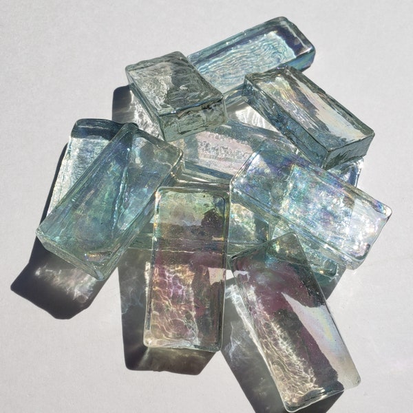 Clear Glass Tiles Etsy